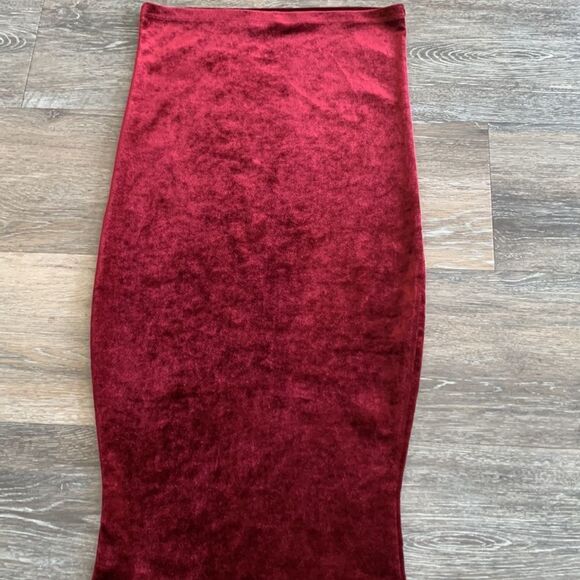 Pull&Bear velvet bodycon tank dress sz small - Picture 9 of 9